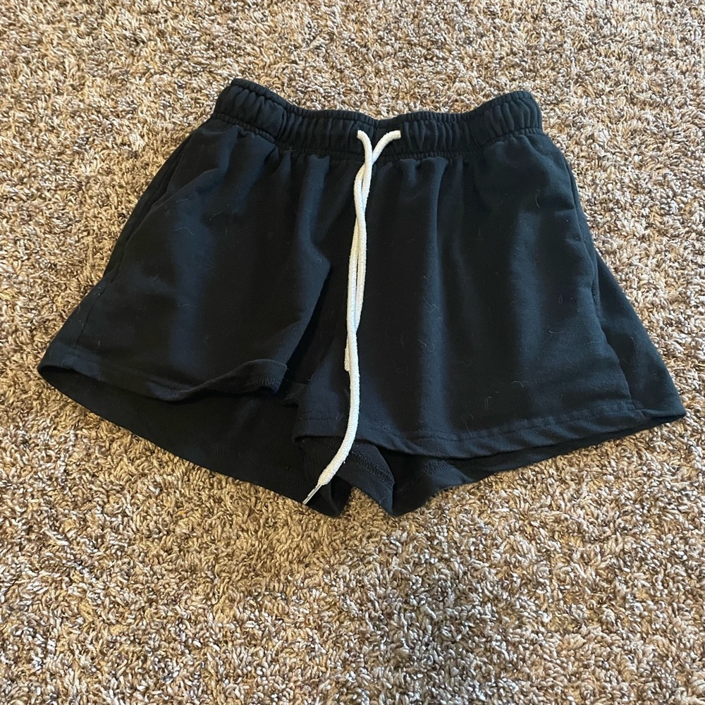 shein black shorts